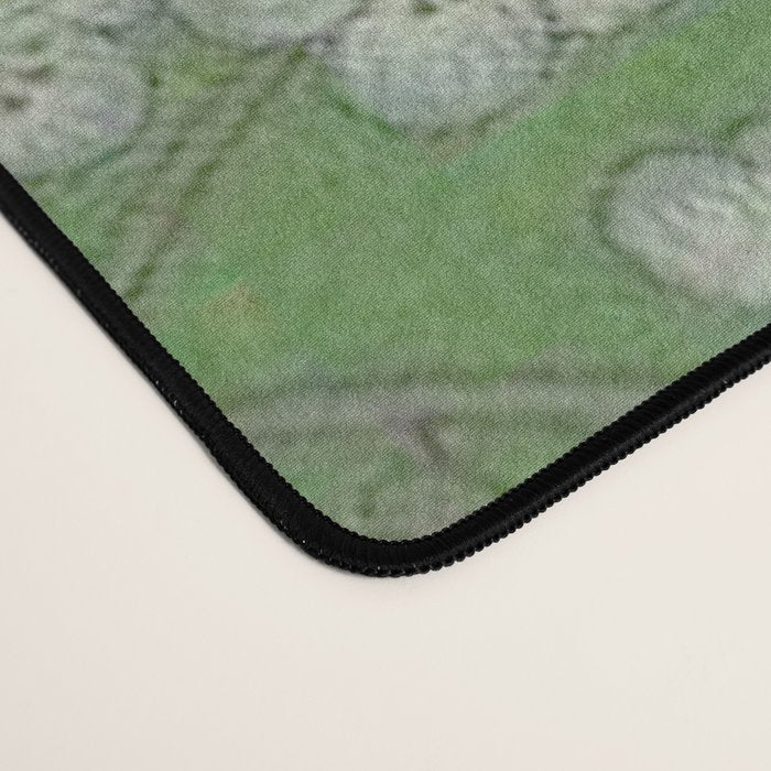 Chinoiserie Magpie Peony Garden Summer Green Desk Mat Gallery Image 4
