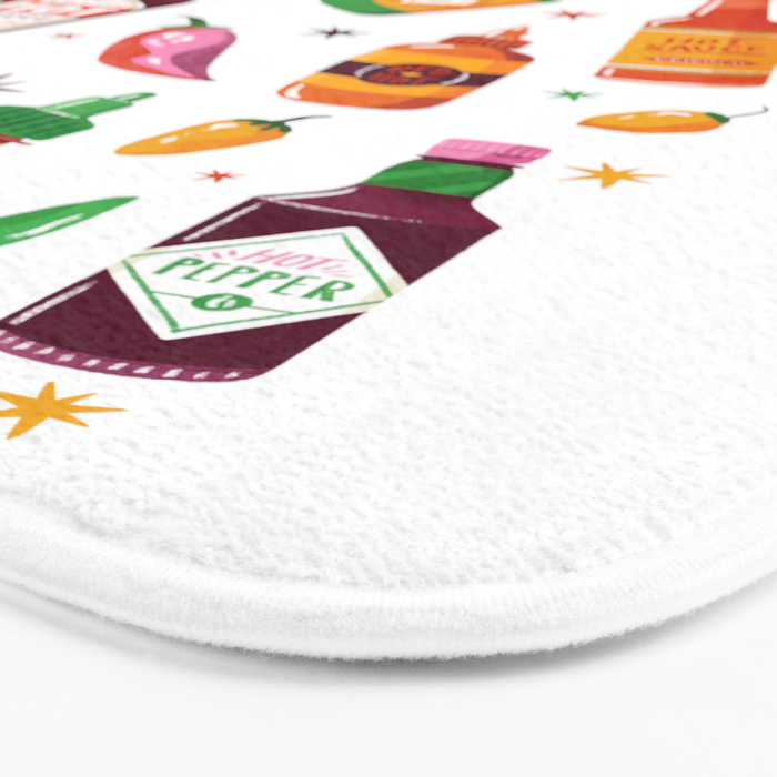 Hot Sauce Lover Bath Mat Gallery Image 3