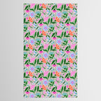 Summery Bright Floral  Tablecloth Gallery Image 2