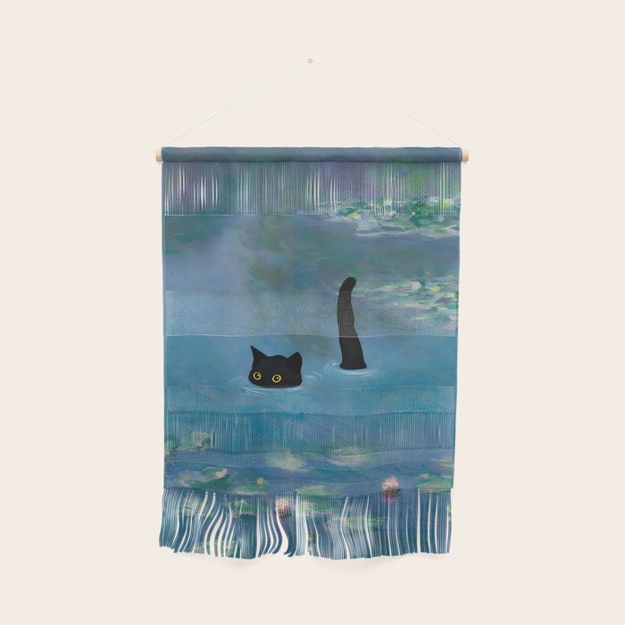 Cat Monet Waterlily Wall Hanging Gallery Image 1