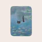 Cat Monet Waterlily Bath Mat Gallery Image 1