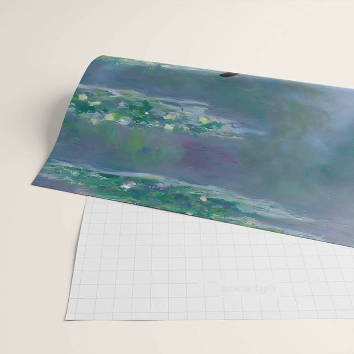 Cat Monet Waterlily Wrapping Paper Gallery Image 2