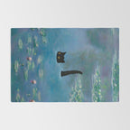 Cat Monet Waterlily Rug Gallery Image 2