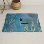 Cat Monet Waterlily Rug Gallery Image 1