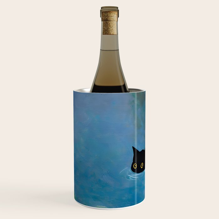 Cat Monet Waterlily Wine Chiller Gallery Image 2