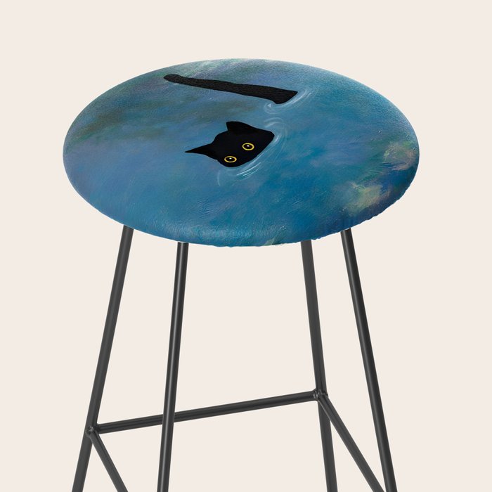 Cat Monet Waterlily Stool Gallery Image 2