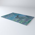Cat Monet Waterlily Rug Gallery Image 3
