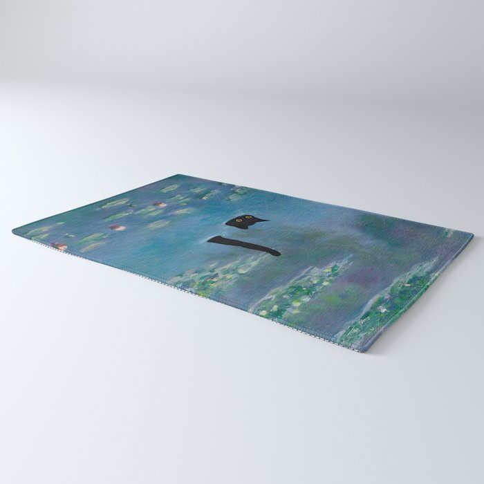 Cat Monet Waterlily Rug Gallery Image 3