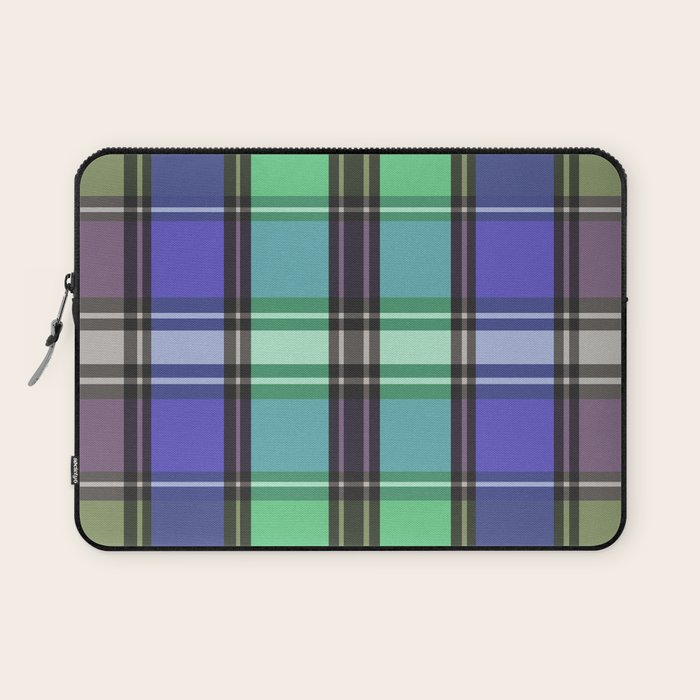 Fusion Colorful Toned Grids B Laptop Sleeve Gallery Image 1