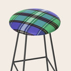Fusion Colorful Toned Grids B Stool Gallery Image 2