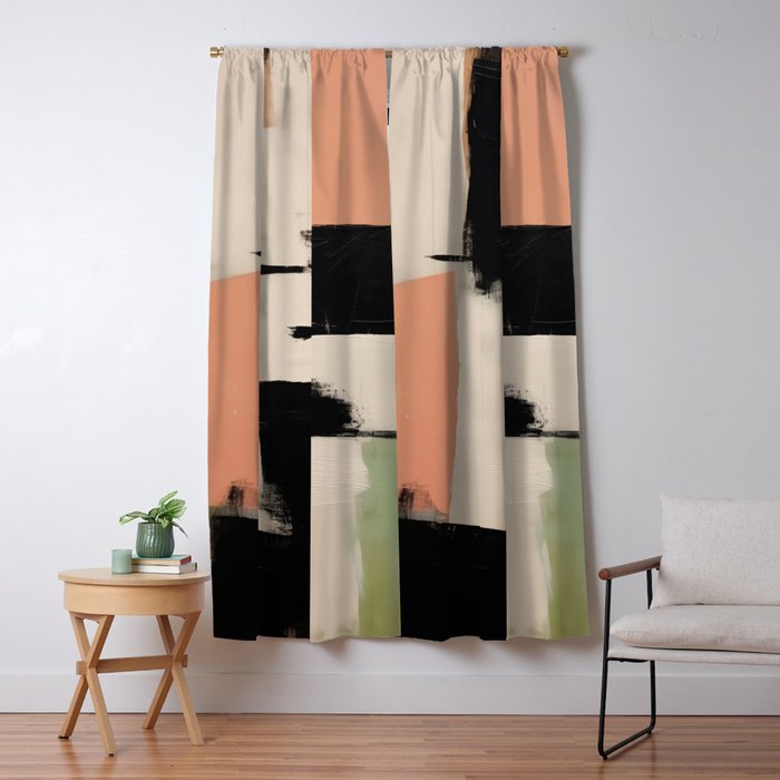  Soft Edge Abstraction 1 Window Curtain Gallery Image 1