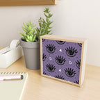 Mystic Eyes, Halloween, Purple Mini Art Print Gallery Image 2