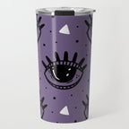 Mystic Eyes, Halloween, Purple Travel Mug Gallery Image 1