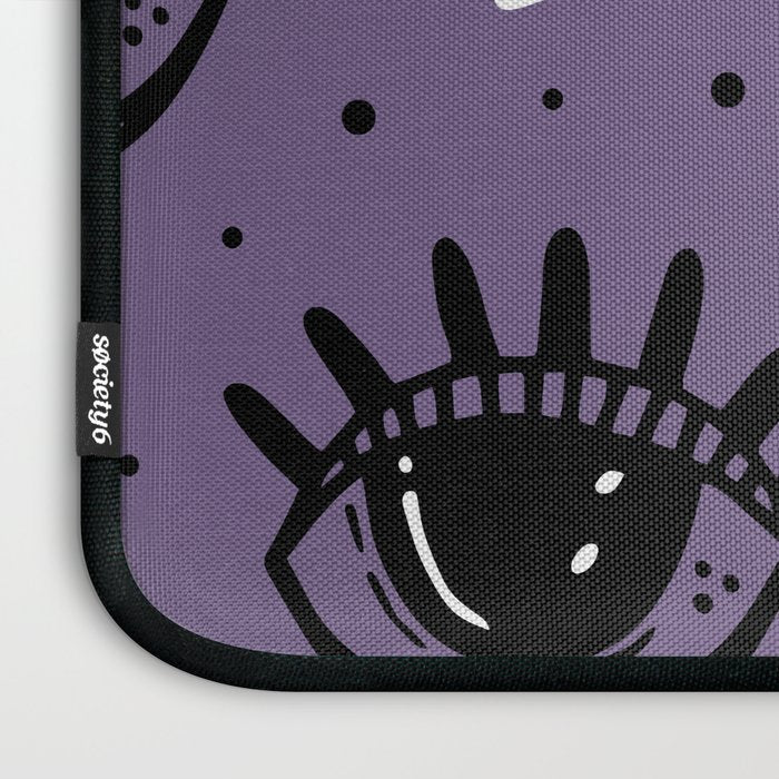 Mystic Eyes, Halloween, Purple Laptop Sleeve Gallery Image 3
