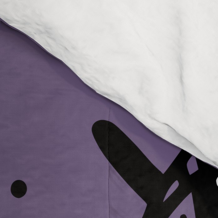 Mystic Eyes, Halloween, Purple Comforter Gallery Image 4