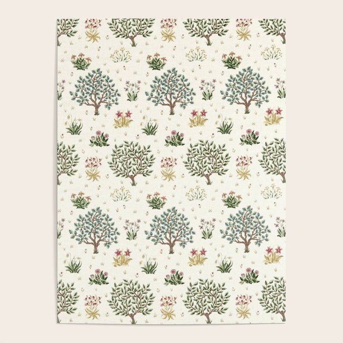 William Morris Orchard Bayleaf Rose Poster Gallery Image 4