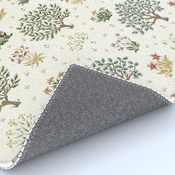 William Morris Orchard Bayleaf Rose Rug Gallery Image 4