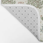 William Morris Orchard Bayleaf Rose Bath Mat Gallery Image 2