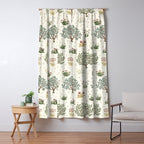 William Morris Orchard Bayleaf Rose Window Curtain Gallery Image 5