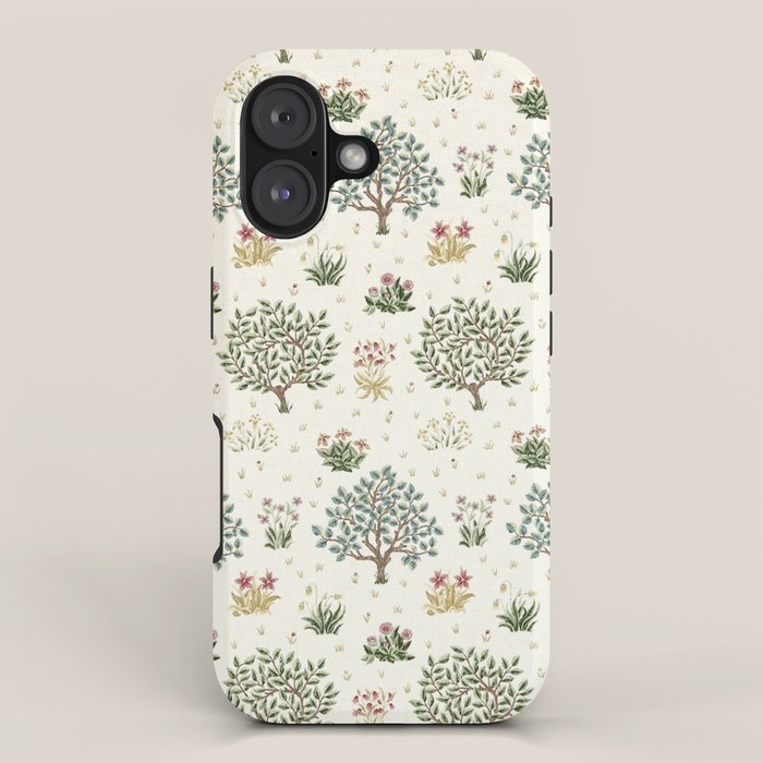 William Morris Orchard Bayleaf Rose iPhone Case Gallery Image 1