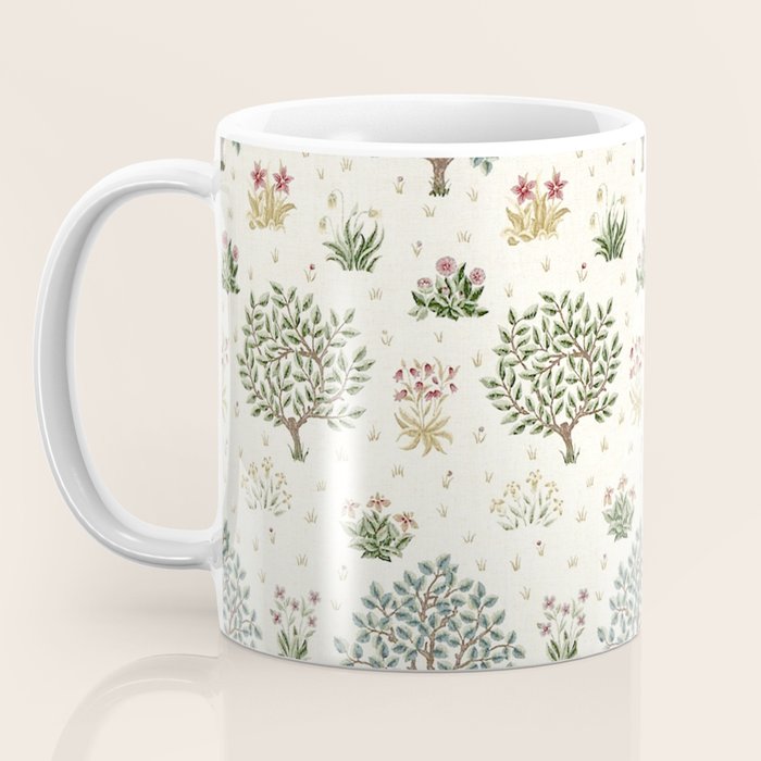 William Morris Orchard Bayleaf Rose Coffee Mug Gallery Image 3