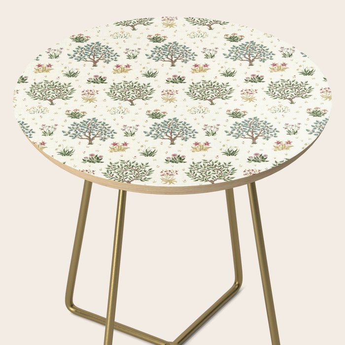 William Morris Orchard Bayleaf Rose Side Table Gallery Image 2