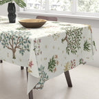 William Morris Orchard Bayleaf Rose Tablecloth Gallery Image 3