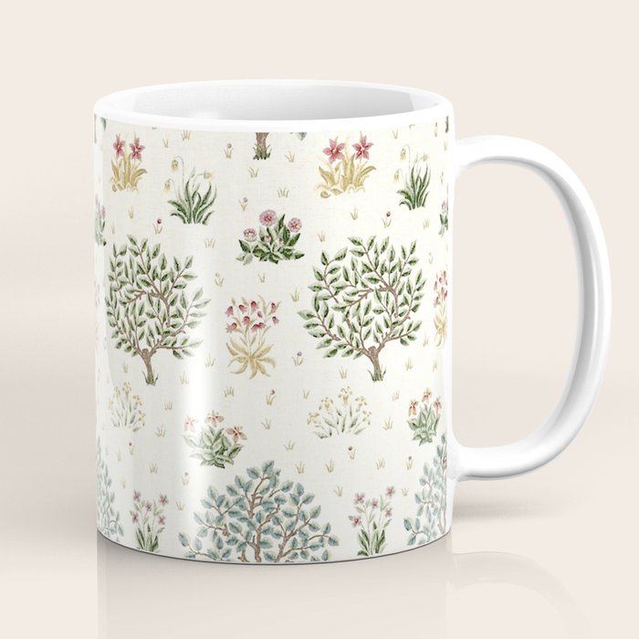 William Morris Orchard Bayleaf Rose Coffee Mug Gallery Image 1