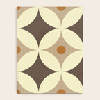 Retro Geometric Circle Pattern Notebook Gallery Image 4