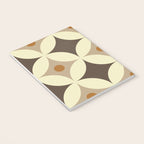 Retro Geometric Circle Pattern Notebook Gallery Image 3