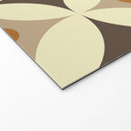 Retro Geometric Circle Pattern Welcome Mat Gallery Image 2