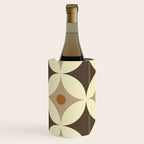 Retro Geometric Circle Pattern Wine Chiller Gallery Image 2