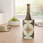 Retro Geometric Circle Pattern Wine Chiller Gallery Image 4