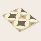Retro Geometric Circle Pattern Notebook Gallery Image 2