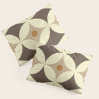 Retro Geometric Circle Pattern Pillow Sham Gallery Image 3