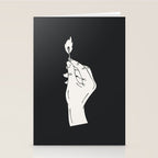 Strike a Light Dark Background Stationery Card Gallery Image 2