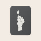 Strike a Light Dark Background Bath Mat Gallery Image 1