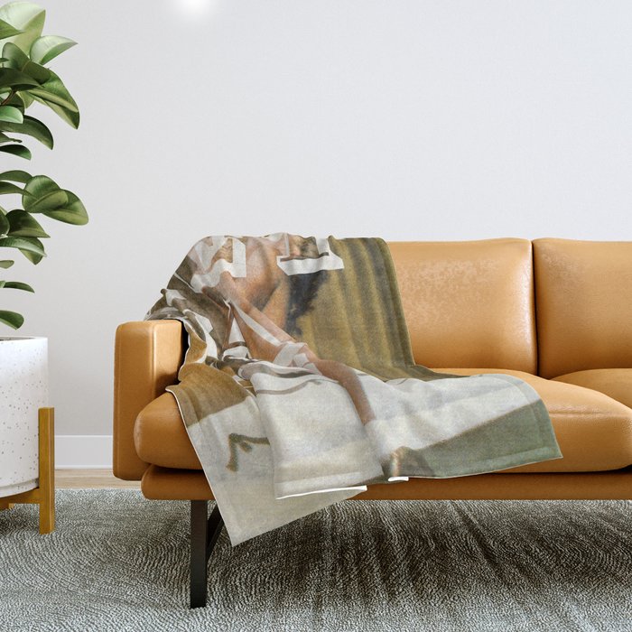 Get naked Throw Blanket Gallery Image 1