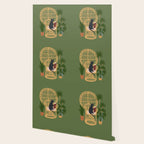 Hidden cat 51 private forest reading area rattan chair Wallpaper Gallery Image 2