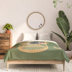 Hidden cat 51 private forest reading area rattan chair Comforter Gallery Image 3