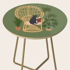Hidden cat 51 private forest reading area rattan chair Side Table Gallery Image 2