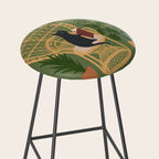 Hidden cat 51 private forest reading area rattan chair Stool Gallery Image 2