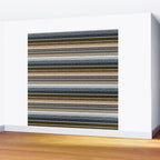 serape southwest stripe - cool natural tones Wall Mural Gallery Image 2