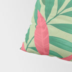 Minimal Abstract Art Tropical Garden 5 Pillow Sham Gallery Image 4