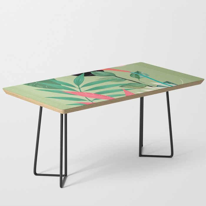 Minimal Abstract Art Tropical Garden 5 Coffee Table Gallery Image 1