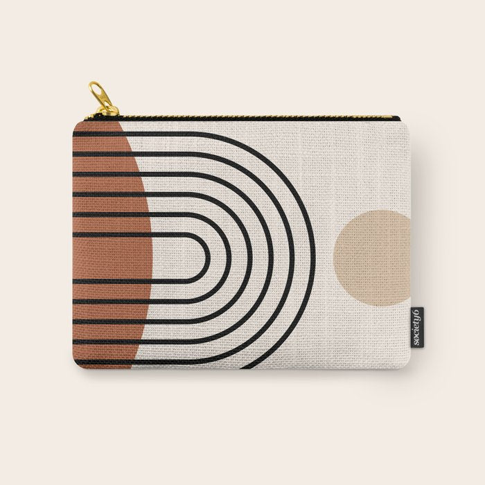 Abstraction_SUN_LINE_BOHEMIAN_LANDSCAPE_POP_ART_1129B Carry All Pouch Gallery Image 1