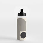 Abstraction_BLACK_LINE_DOT_POP_ART_Minimalism_004D Water Bottle Gallery Image 2