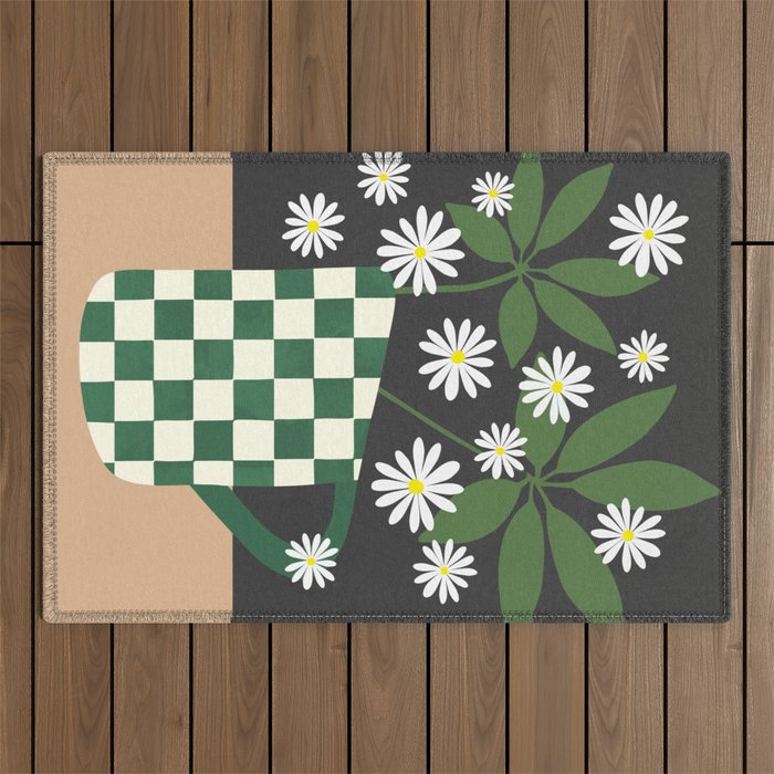 Daisy Daydreams 1 Outdoor Rug Gallery Image 1