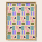 Mid-century Geometric Color Fun Serving Tray Gallery Image 1