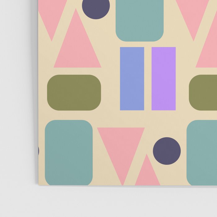 Mid-century Geometric Color Fun Poster Gallery Image 3